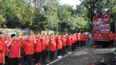 Surabaya PDIP Holds Solemn Flag Ceremony to Mark Pancasila Day 2025